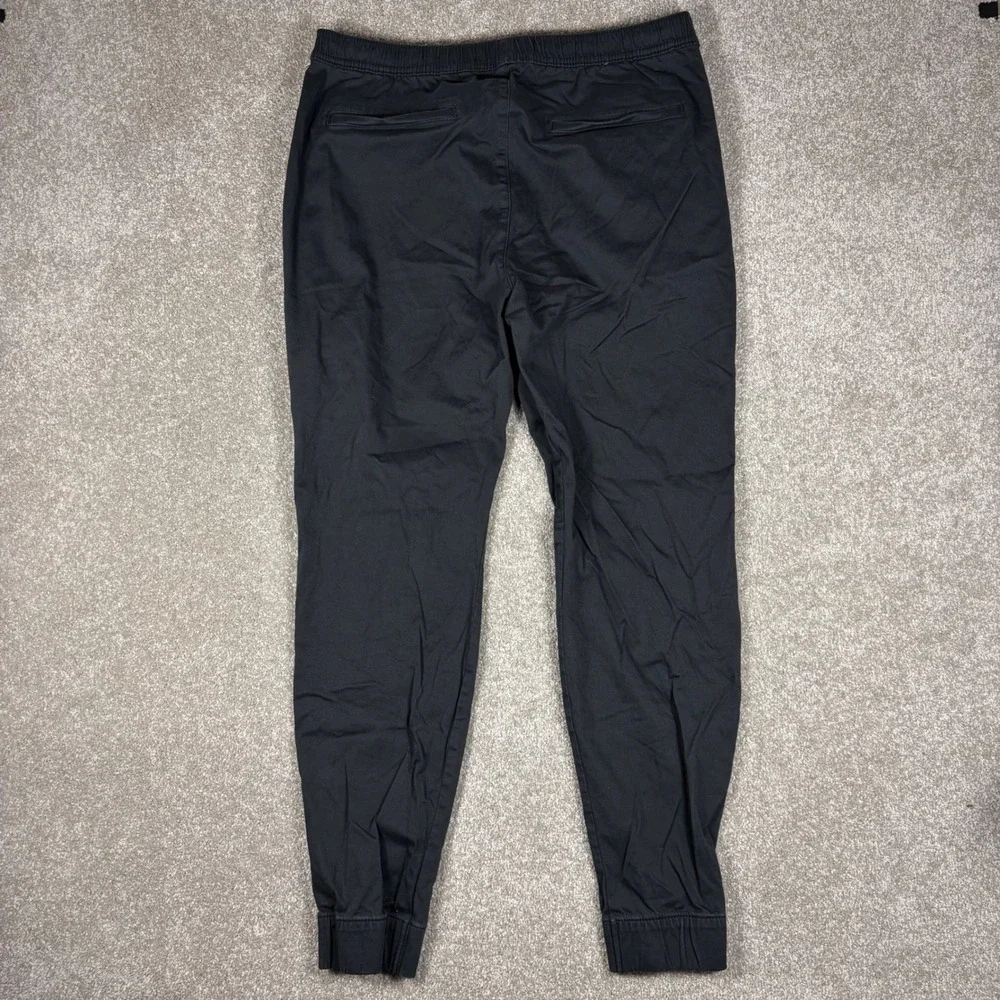 Hollister Advanced Stretch Jogger Pants Mens XLT Black Elastic Waist Tapered